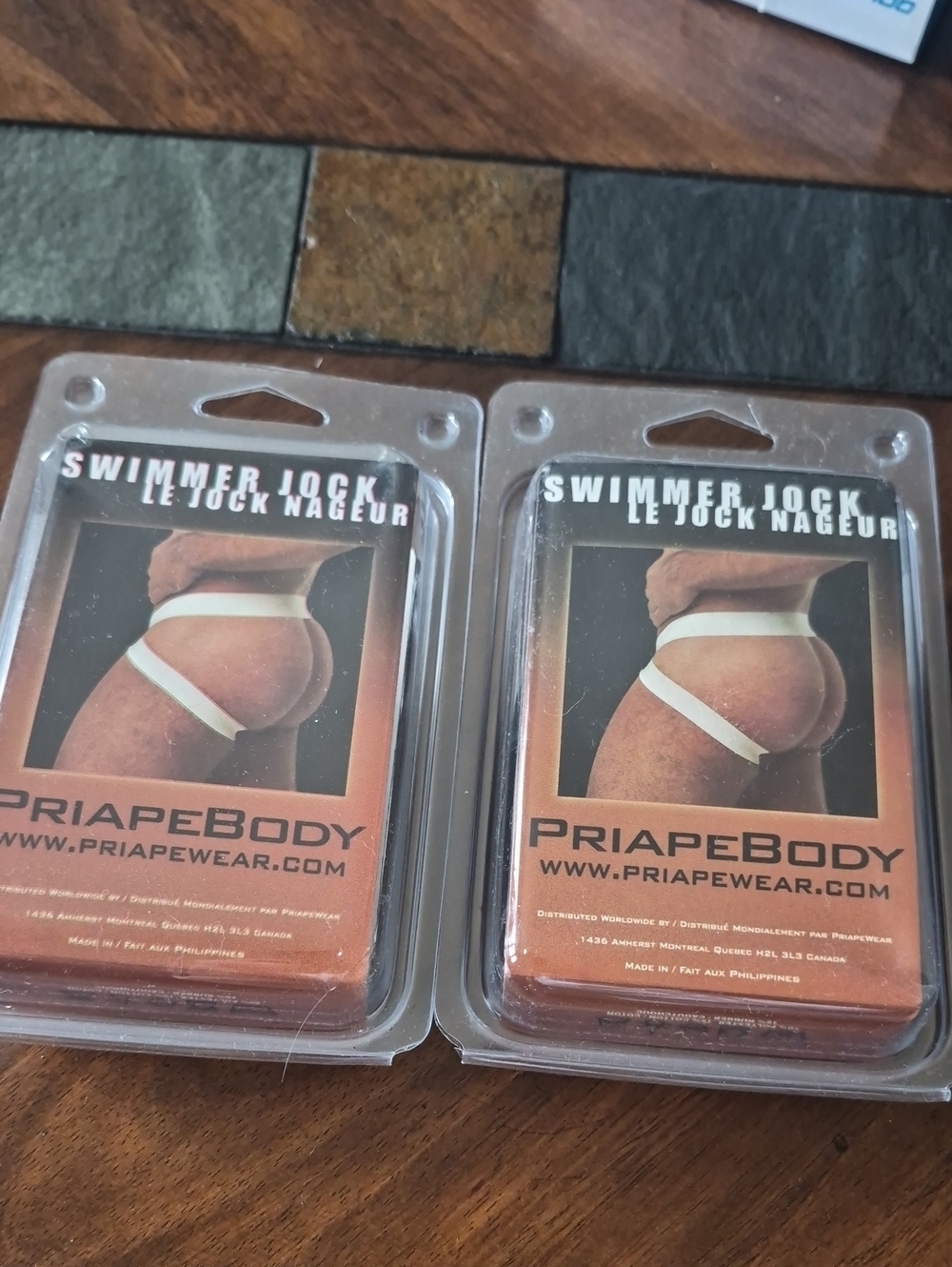 Swimmer Jock Men's Jockstrap - 1 White 1 Black Size Small New!